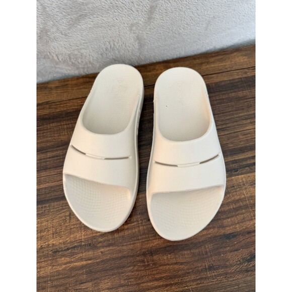 OOFOS OOahh Recovery Slides Comfort Sandals Slip On Mens Sz 5 Womens Sz 7 - Picture 4 of 8